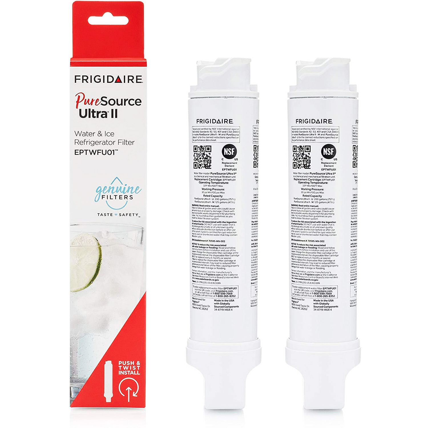 Frigidaire EPTWFU01 Refrigerator Water Filter