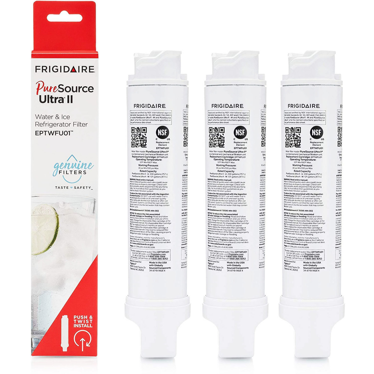 Frigidaire EPTWFU01 Refrigerator Water Filter