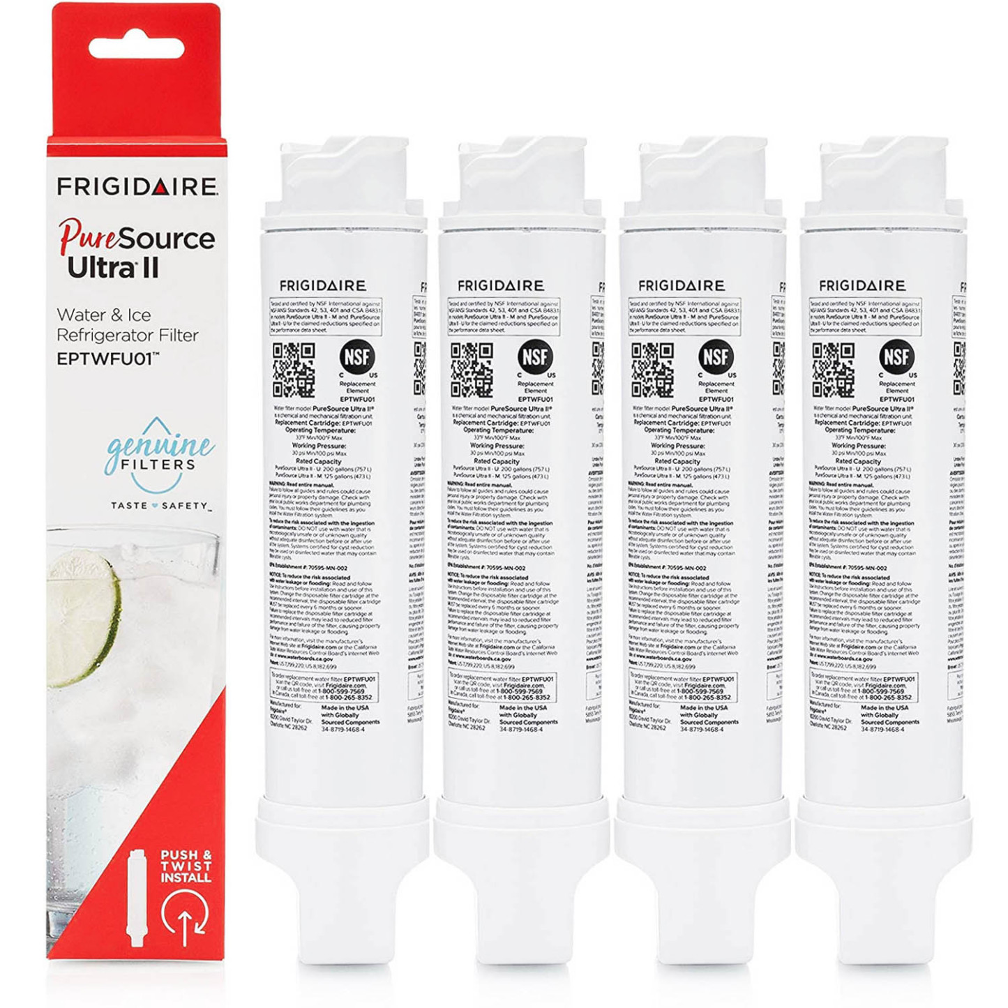 Frigidaire EPTWFU01 Refrigerator Water Filter