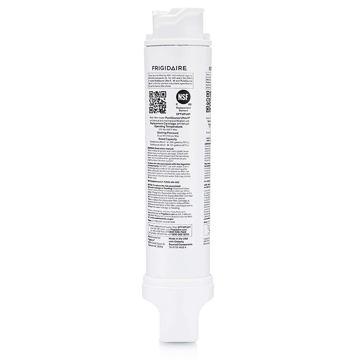 Frigidaire EPTWFU01 Refrigerator Water Filter
