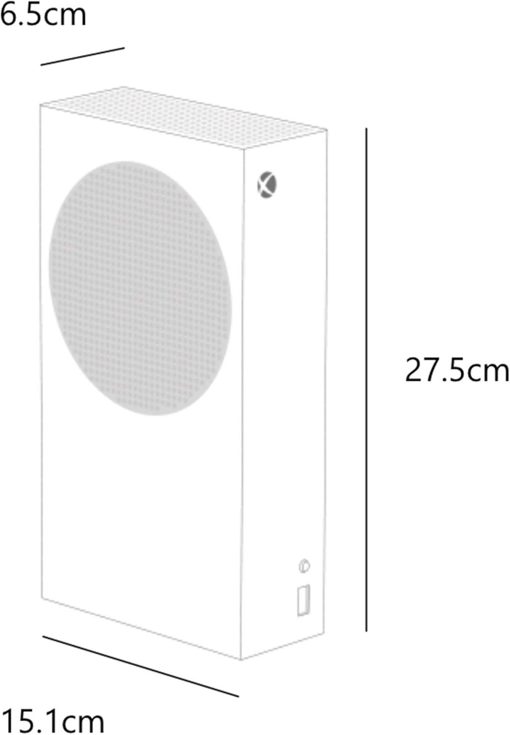 Xbox 2021 Microsoft Series S 512GB Game All-Digital Console, One Xbox Wireless Controller, 1440p Gaming Resolution, 4K Streaming, 3D Sound, WiFi, White (Renewed)