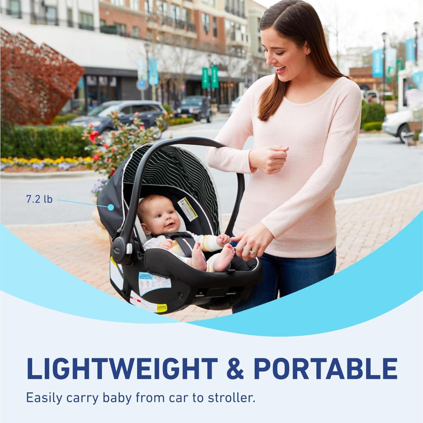 Graco Asiento De Coche Para Bebé, Studio, Paquete De 1 Count