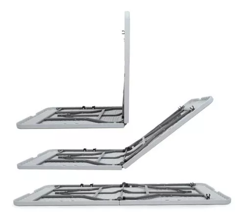 Mesa Plegable Portafolio Plástico 180cm Jardín