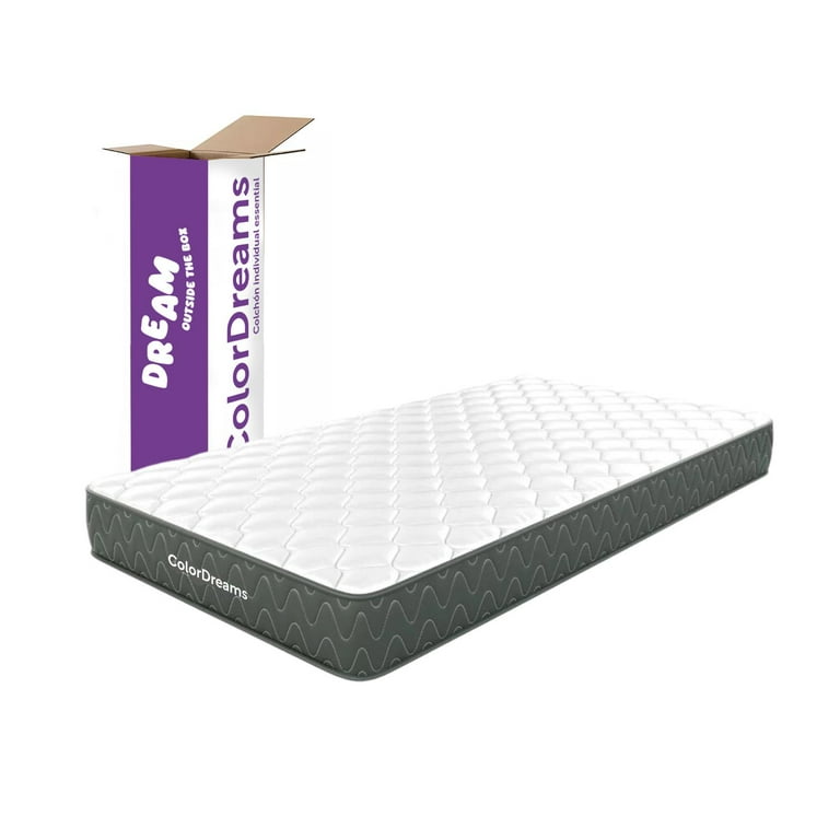 Colchón Individual En Caja Essential 100x190x18 cm Memory Foam Hipoalergénico ColorDreams blanco 1 ColorDreams Premium Memory Foam