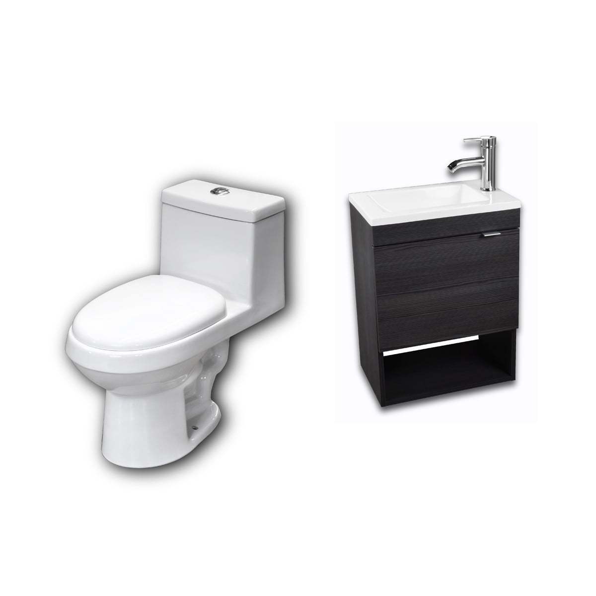 Esatto® Mueble De Baño Bleu Completos Y Sanitario Espejo Gratis ESATTO Paquete completo de mueble para baño