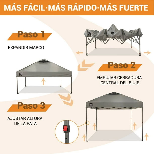 Toldo Instantáneo Member's Mark 3x3 m