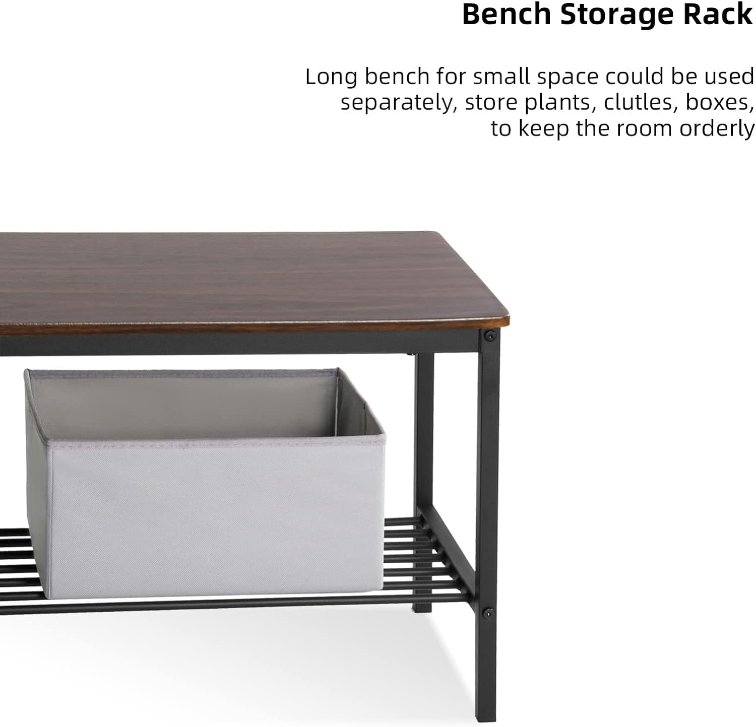 soges - Juego de mesa de comedor para 4 personas, juego de mesa de cocina de 43.5 pulgadas para sillas de 4,2 con respaldo, banco para 2 personas con estante de almacenamiento, juego de muebles para comedor y restaurante, roble rústico-trapo