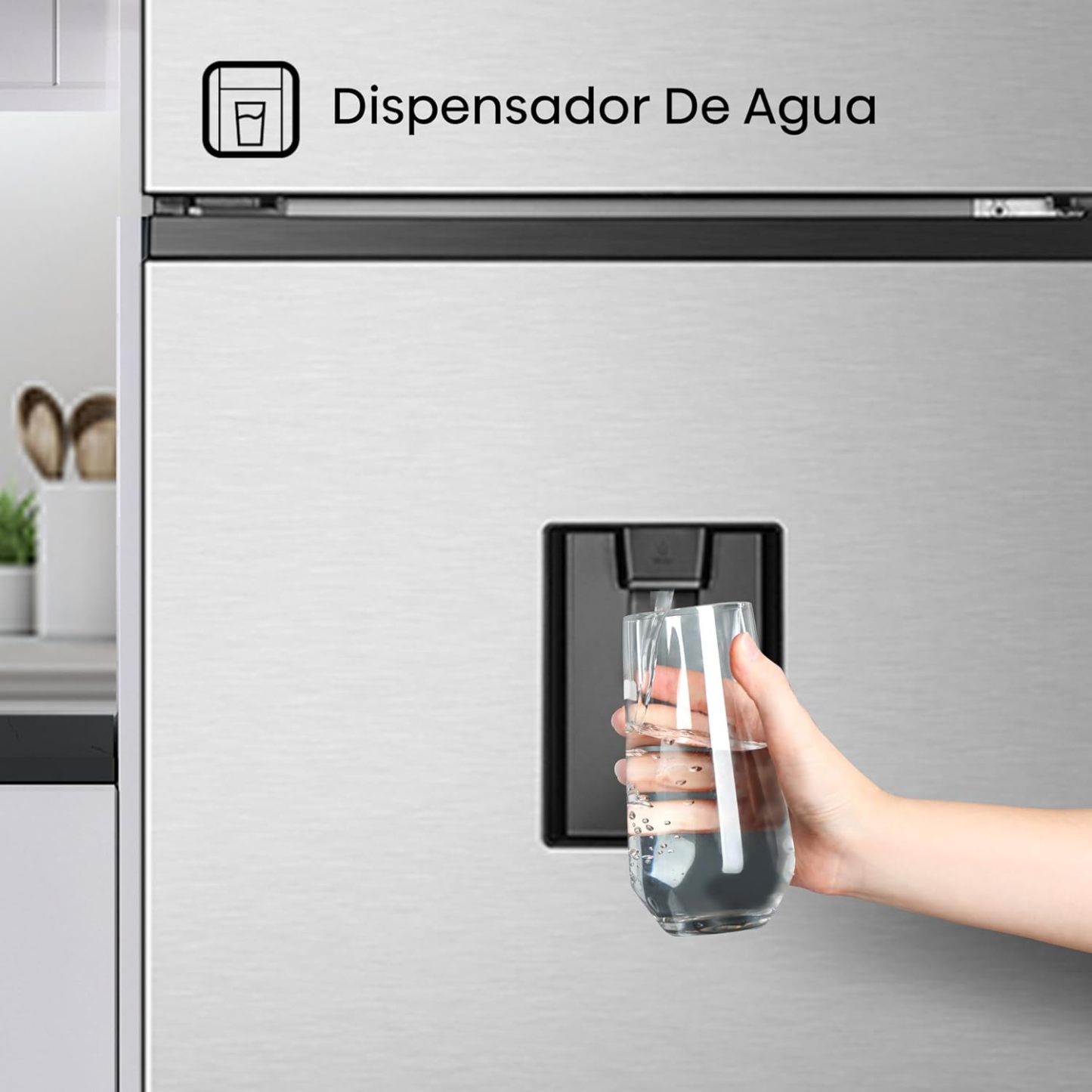 Refrigerador Top Mount Hisense 9 Pies Cúbicos Tecnología No Frost RT90N6WKX2