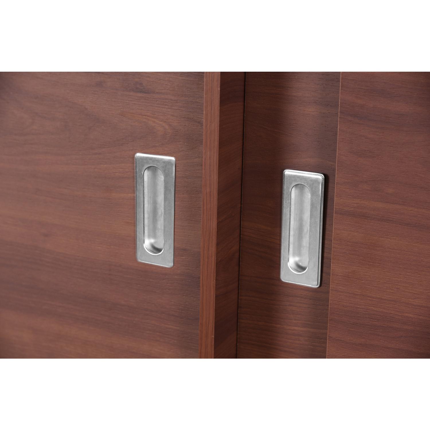 Clóset Maule 4 Puerta(s) 2 Repisa(s) 180x180x51 cm Cerezo