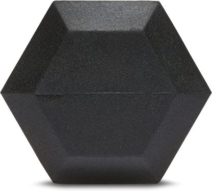 Amazon Basics - Mancuerna hexagonal con revestimiento de goma