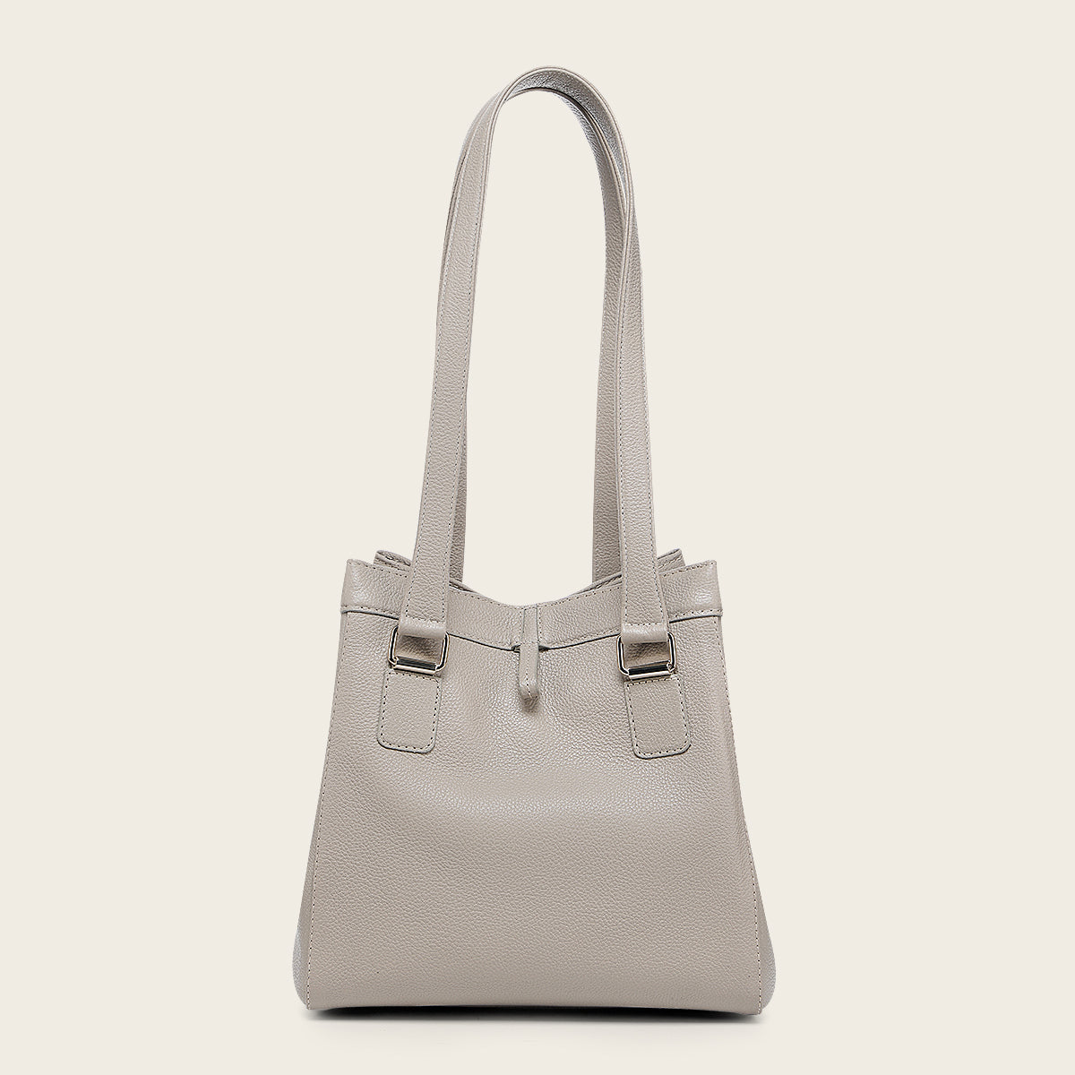 Bolso tote en piel genuina de pitón para dama