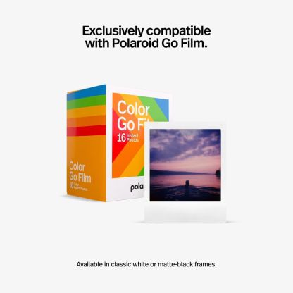 Polaroid Go Generation 2 - Mini cámara instantánea + Paquete de película (16 Fotos Incluidas) - Blanco (6282)