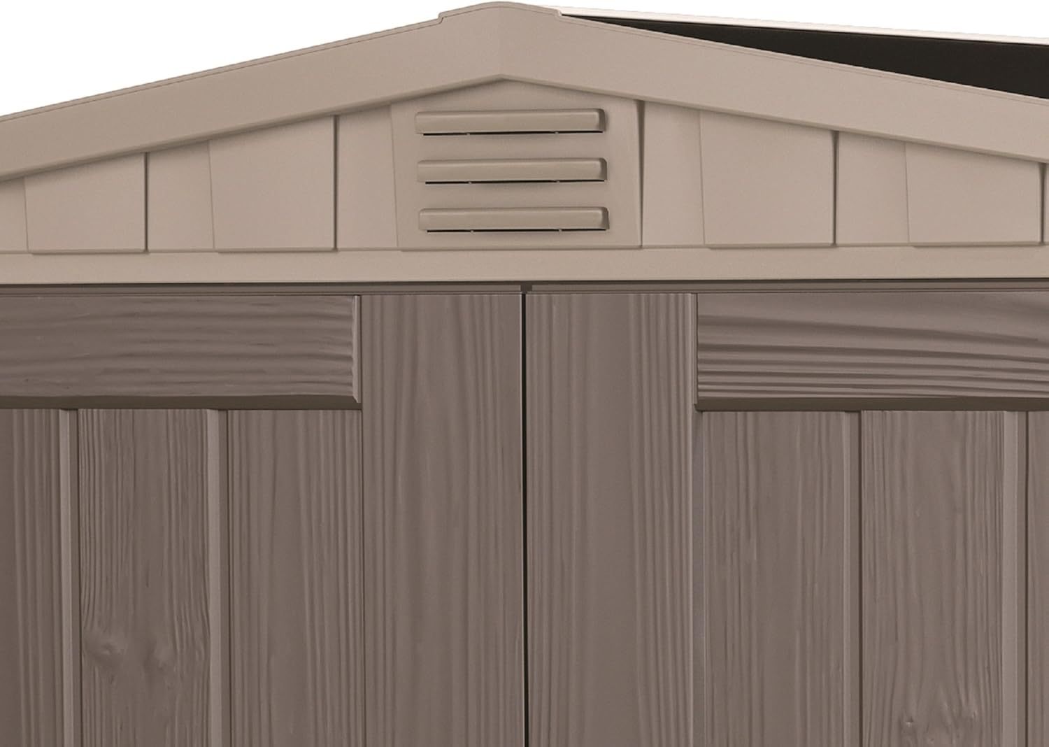Keter Cobertizo de Almacenamiento para Jardin y Exteriores, Beige, Factor 8x11