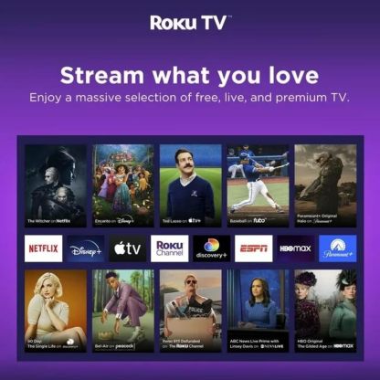 Hisense Televisión 2020 4K SmartTV Led con Sistema Roku, Compatible con Google Assistant y Alexa, Motion Rate 120, HDR10, DTS Studio Sound(58R6E3/58)(Reacondicionado)