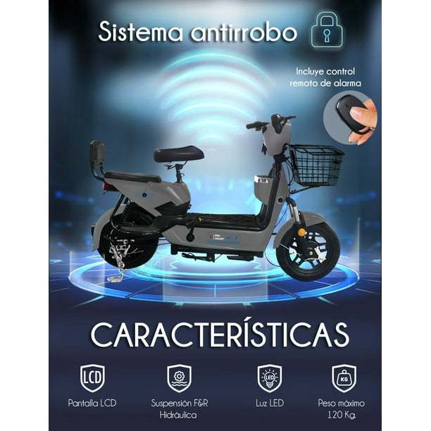 Red V Bicicleta Electrica 500w Pantalla Lcd Bateria 48v 12a