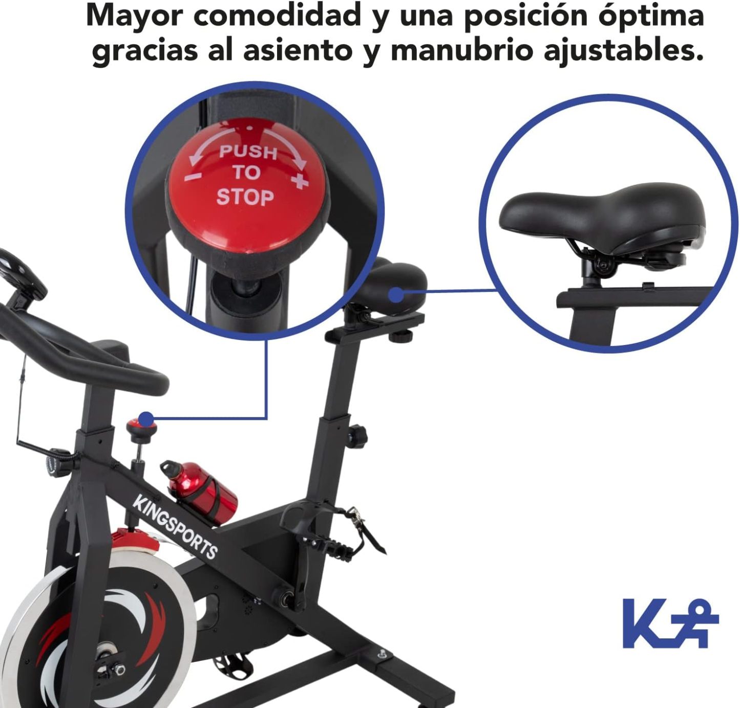 KINGSPORTS | Bicicletas Fijas Para Spinning