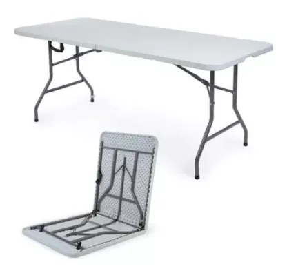 Mesa Plegable Portafolio Plástico 180cm Jardín