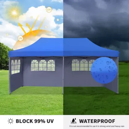 Toldo Desplegable Instantáneo De 10 X 20 Pies, Carpa Party