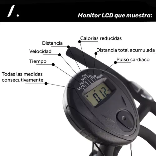 Ayara Bicicleta EstÃ¡tica Fija Spinning Fitness Cardio Bici01 Color Negro