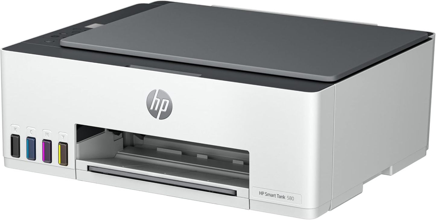 HP Impresora Multifuncional Smart Tank 585, Tinta Continua, Color, Wi-Fi, Dúplex (Doble Cara) Manual, Impresión Desde Smart App, hasta 2 años de Garantía* (1F3Y4A)