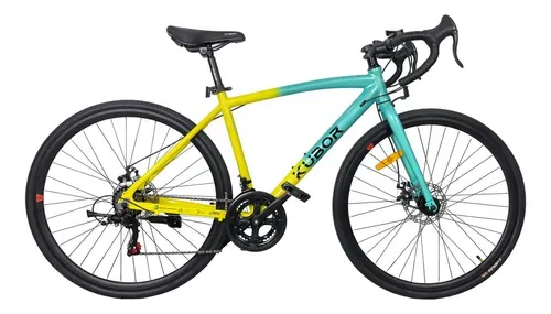 Bicicleta Ruta Rodada 700 Pegaso Kubor Aluminio Carreras Color Azul Tamaño Del Cuadro 53 Cm