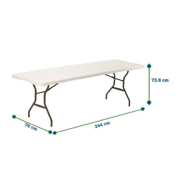 Mesa Plegable Lifetime Portafolio de 2.44 m