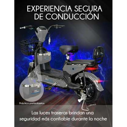 Red V Bicicleta Electrica 500w Pantalla Lcd Bateria 48v 12a