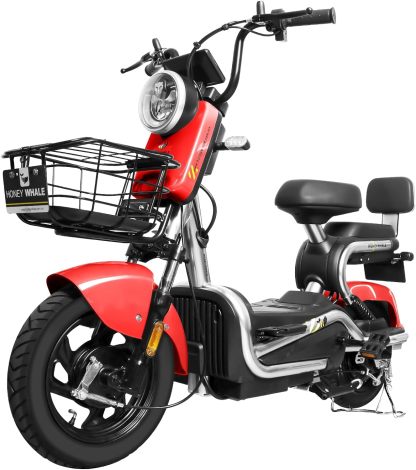 HONEYWHALE KC-Cool Bicicleta Electrica para Adultos, Bicimoto Eléctrica con Alarma, Máxima del Motor 700W, Velocidad Máxima 45KM/H, Autonomía 55-60KM, Baterías de Gran Capacidad 20AH—válvula de vehículo eléctrico