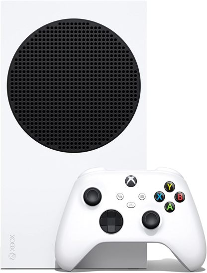 Xbox 2021 Microsoft Series S 512GB Game All-Digital Console, One Xbox Wireless Controller, 1440p Gaming Resolution, 4K Streaming, 3D Sound, WiFi, White (Renewed)