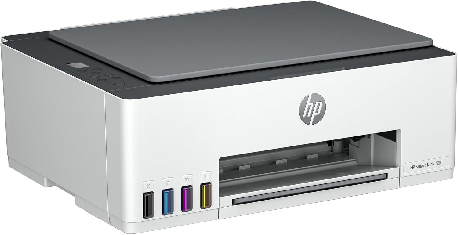 HP Impresora Multifuncional Smart Tank 585, Tinta Continua, Color, Wi-Fi, Dúplex (Doble Cara) Manual, Impresión Desde Smart App, hasta 2 años de Garantía* (1F3Y4A)