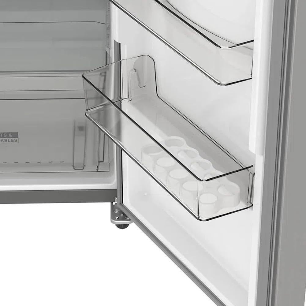 Refrigerador Whirlpool de 11 pies cúbicos Top Mount 2 puertas Gris modelo WT-1143K