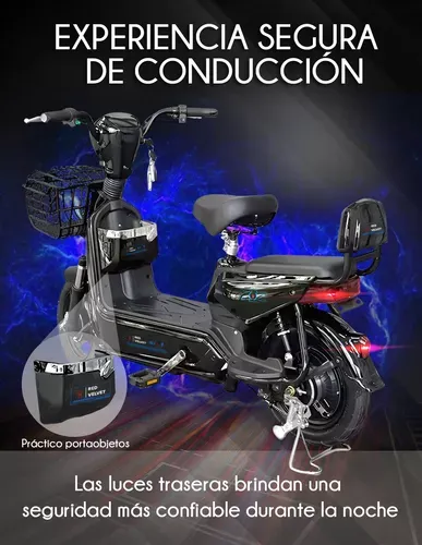 Red V Bicicleta Electrica 500w Pantalla Lcd Bateria 48v 12a