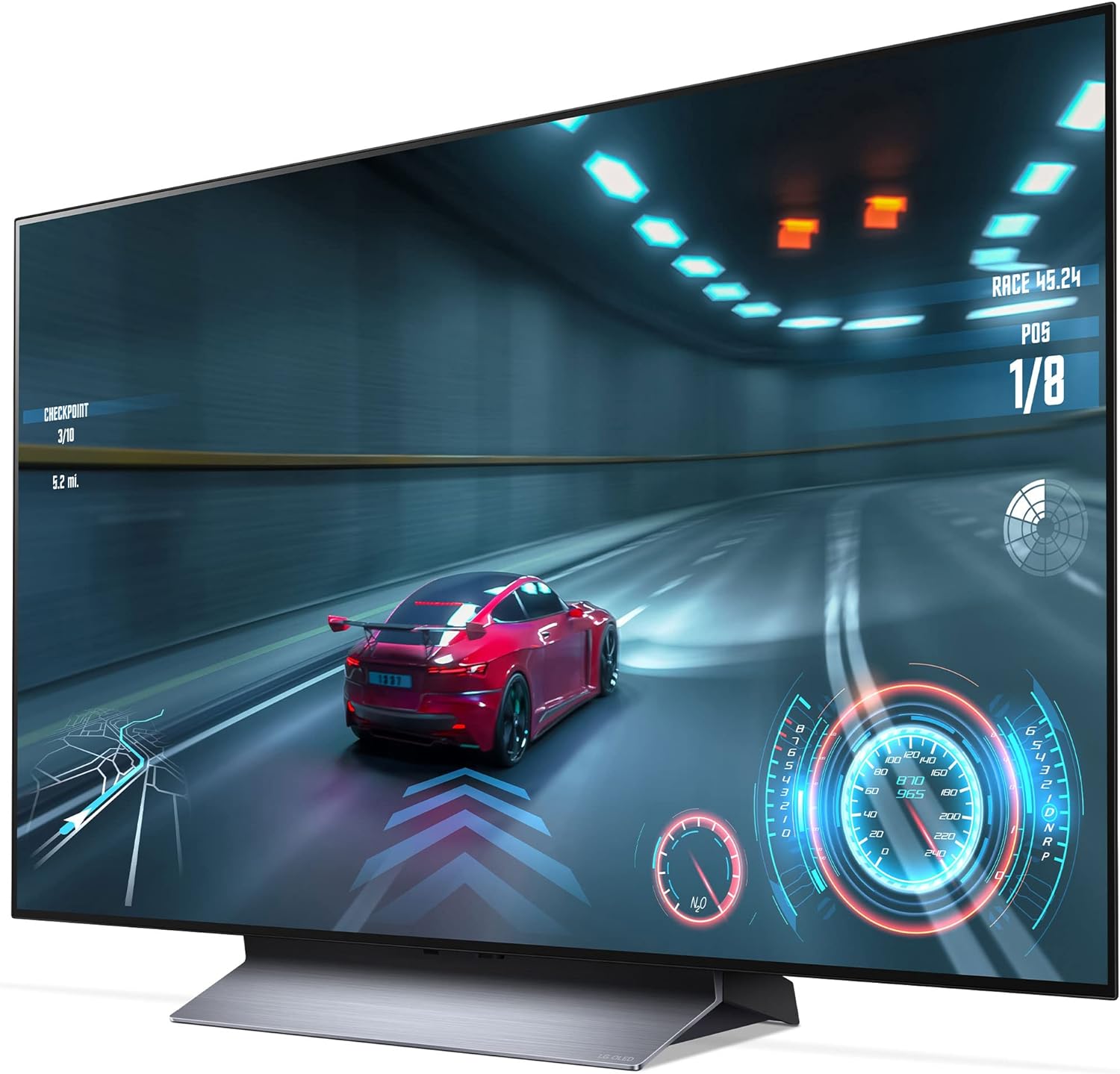 LG Pantalla OLED EVO 55 Pulgadas 4K Smart TV 2024 ThinQ AI OLED55C4PSA