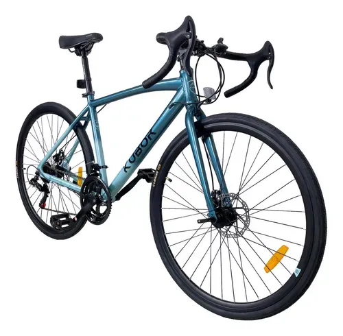 Bicicleta Ruta Rodada 700 Pegaso Kubor Aluminio Carreras Color Azul Ta
