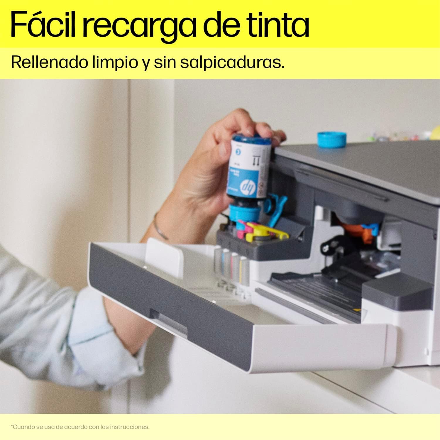 HP Impresora Multifuncional Smart Tank 585, Tinta Continua, Color, Wi-Fi, Dúplex (Doble Cara) Manual, Impresión Desde Smart App, hasta 2 años de Garantía* (1F3Y4A)