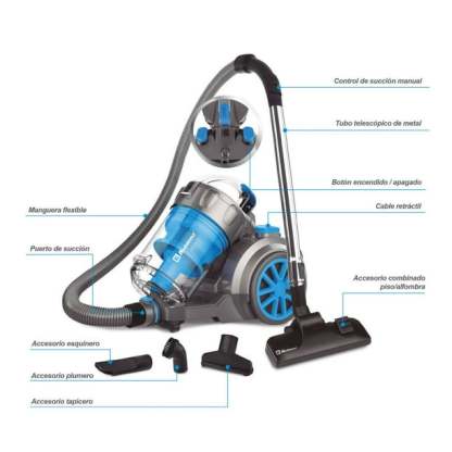 Aspiradora Koblenz Canister 1400W YCV-1400 Azul
