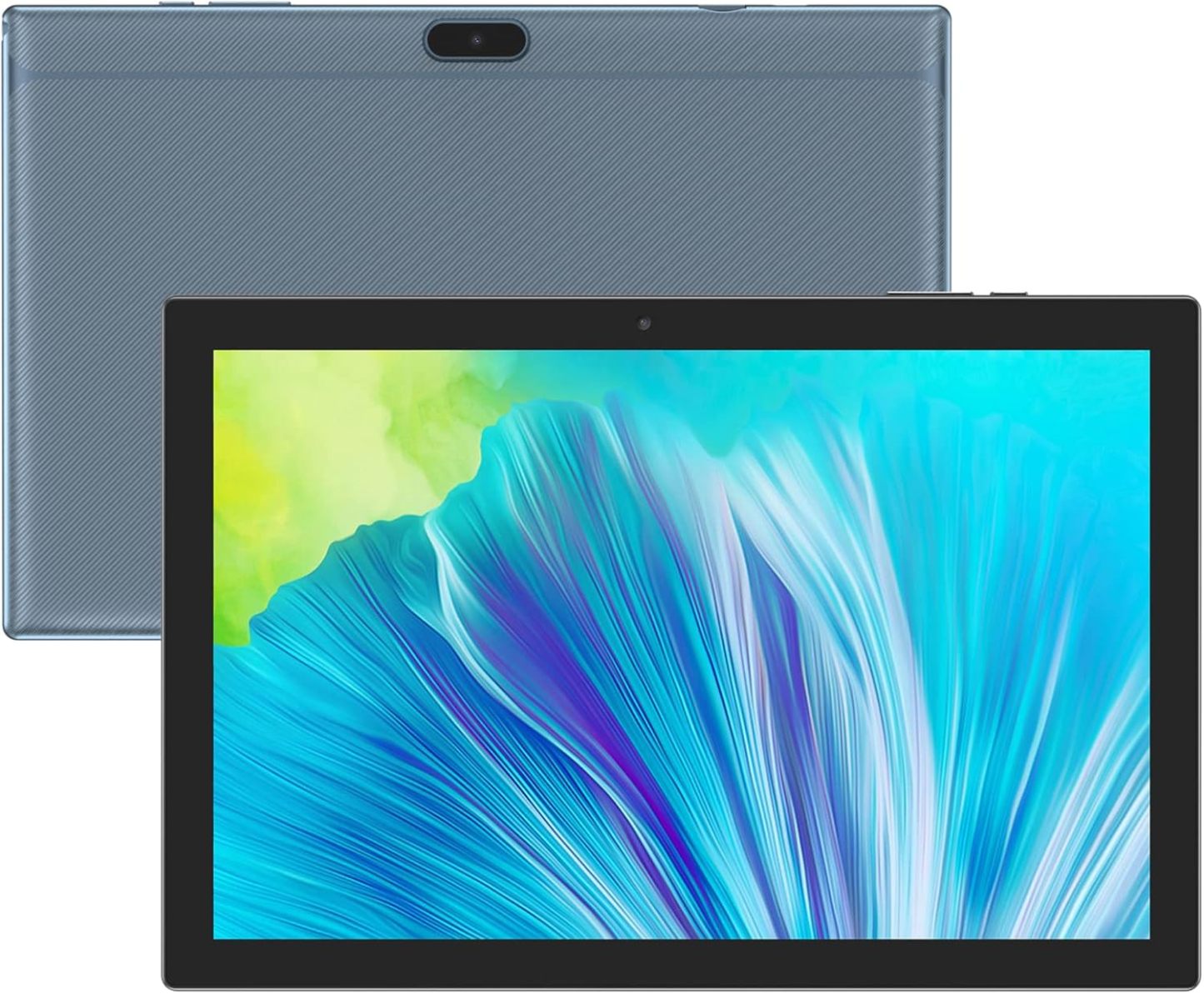 Tablet con teclado 2 en 1, Android 11, 10.1 pulgadas FHD, con teclado/mouse/funda/lápiz capacitivo/película templada, 64 GB+2 GB, Wi-Fi, cámara dual 8 MP, procesador quad core, batería 6,000 mAh, rosa