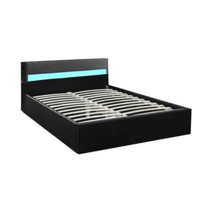 Base King Size Led Almacenamiento Y Bluetooth Bossa Galaxy