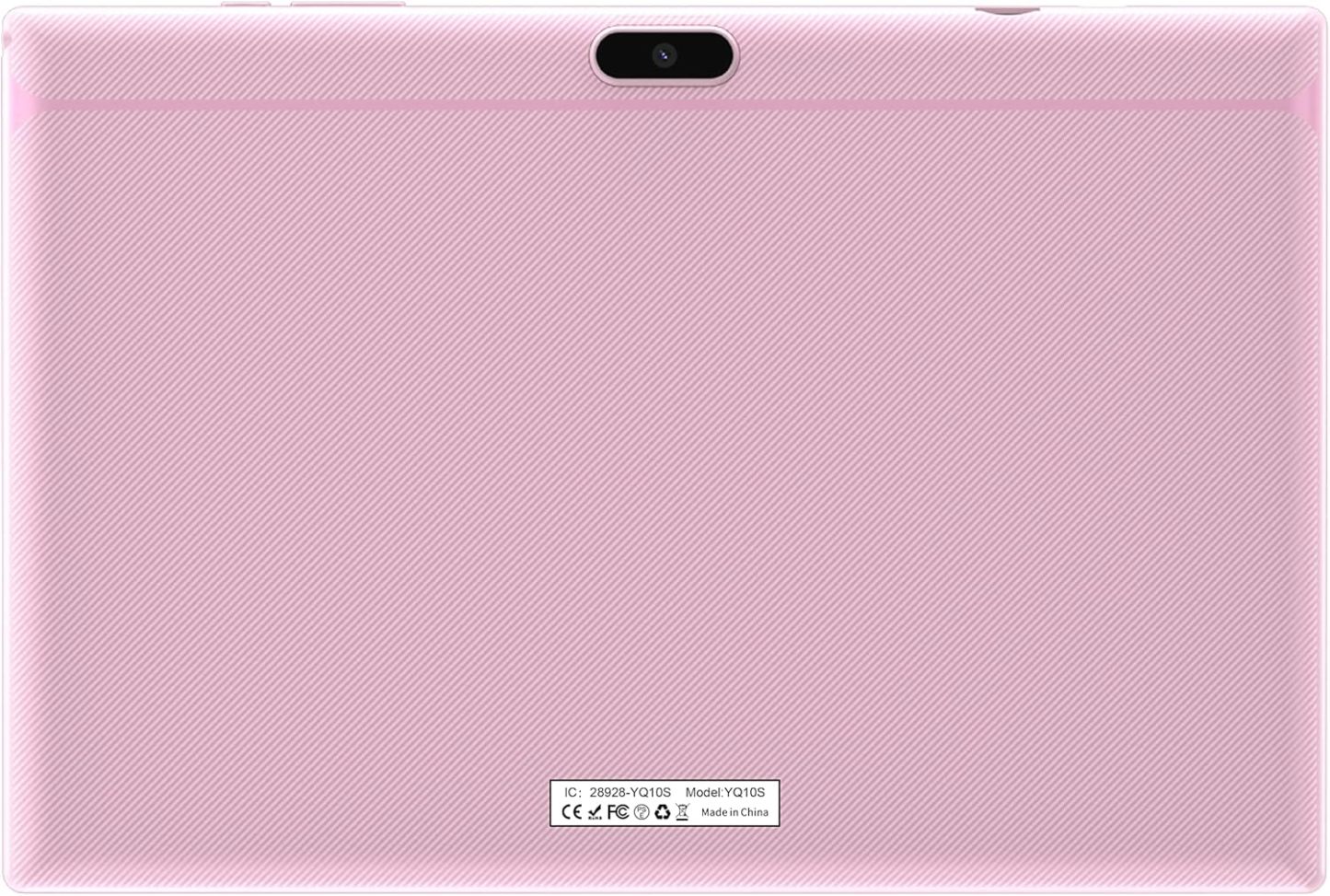 Tablet con teclado 2 en 1, Android 11, 10.1 pulgadas FHD, con teclado/mouse/funda/lápiz capacitivo/película templada, 64 GB+2 GB, Wi-Fi, cámara dual 8 MP, procesador quad core, batería 6,000 mAh, rosa