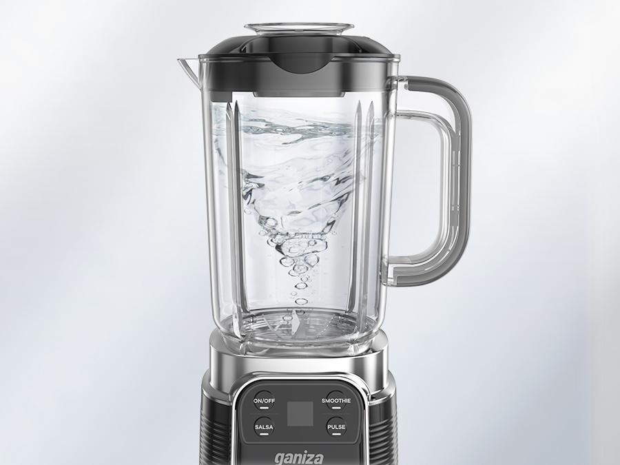 Ganiza Professional Smoothie Blender 1100W Motor 25000 RPM 8 Auto Programs for Frozen Fruits Ice 64 oz Large 12-in-1 Countertop Blender Dishwasher Safe Multifunctional Juicer food processor nutribullet vitamix juicer machine