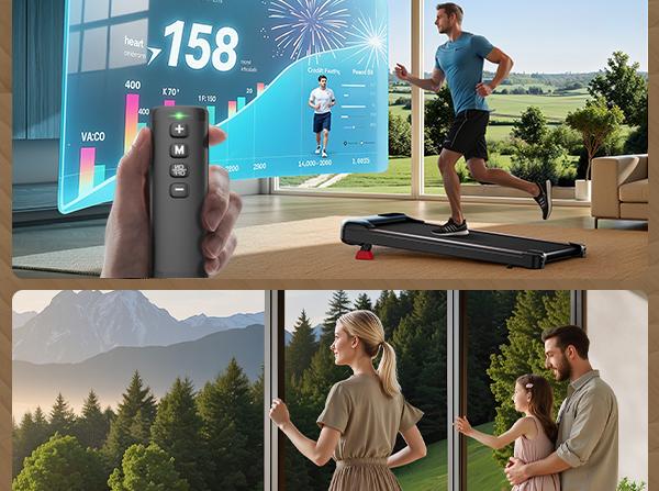 UMAY 16% Incline Treadmill for Home and Office, 4-in-1 Portable Foldable Under Desk Walking Pad,  2.5 HP Quiet with Diamond Pattern Belt,  Summerwins Home Exercise Equipment Home Gym Equipment summerwins