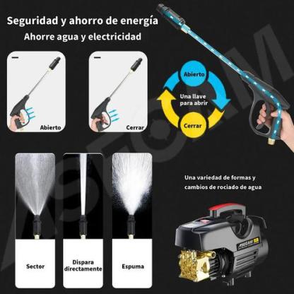 Hidrolavadora Electrica 9900w 3100psi Industriales Con Accesorios Adecuada Tanto Para Uso Doméstico Como Comercial Máquina De Limpieza Profesional
