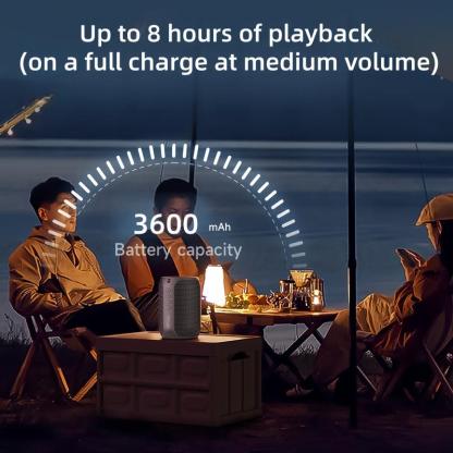 Altavoz portátil compatible con Bluetooth, altavoz inalámbrico multifuncional, altavoz estéreo de 15 W con graves potentes e iluminación RGB, altavoz resistente al agua para el hogar, exteriores, acampada y ciclismo, regalo de Halloween #SelecciónDestacad