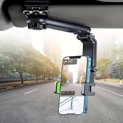 Soporte para teléfono de coche con brazo ajustable y rotación de 360°