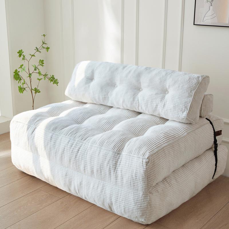 Sofá Cama Plegable 3 en 1 para Hogar Versátil y Compacto Ideal para Espacios Pequeños con Modos de Uso como Sofá Cama y Almacenamiento Fácil de Plegar sofa cloud mini bedroom