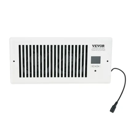 Ventilador de refuerzo silencioso para rejilla de ventilación con control remoto