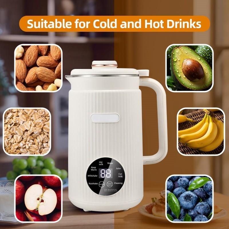 Electric Bean & Nut Milk Machine, 1200 ml Electric Juicer Blender, Nut Milk Maker, Household Kitchen Appliance and Holiday Gift #TOP PICKS