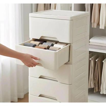 Cajonera Organizadora Desmontable 5 Niveles Gavetero de Almacenamiento Multifuncional para Hogar Dormitorio y Oficina Organizador Compacto para Ropa Juguete y Accesorios Diseño Moderno