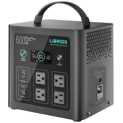 Estación de energía portátil C600 para emergencias y acampada