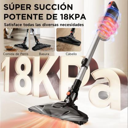 ENCHEN V3 Aspirador, Aspirador vertical y de mano 2 en 1, 650W Succión potente y limpieza conveniente | Succión ultra fuerte, filtración y limpieza de alta eficiencia, caja de polvo de gran capacidad de 1.2L, ligera y duradera para satisfacer las necesida